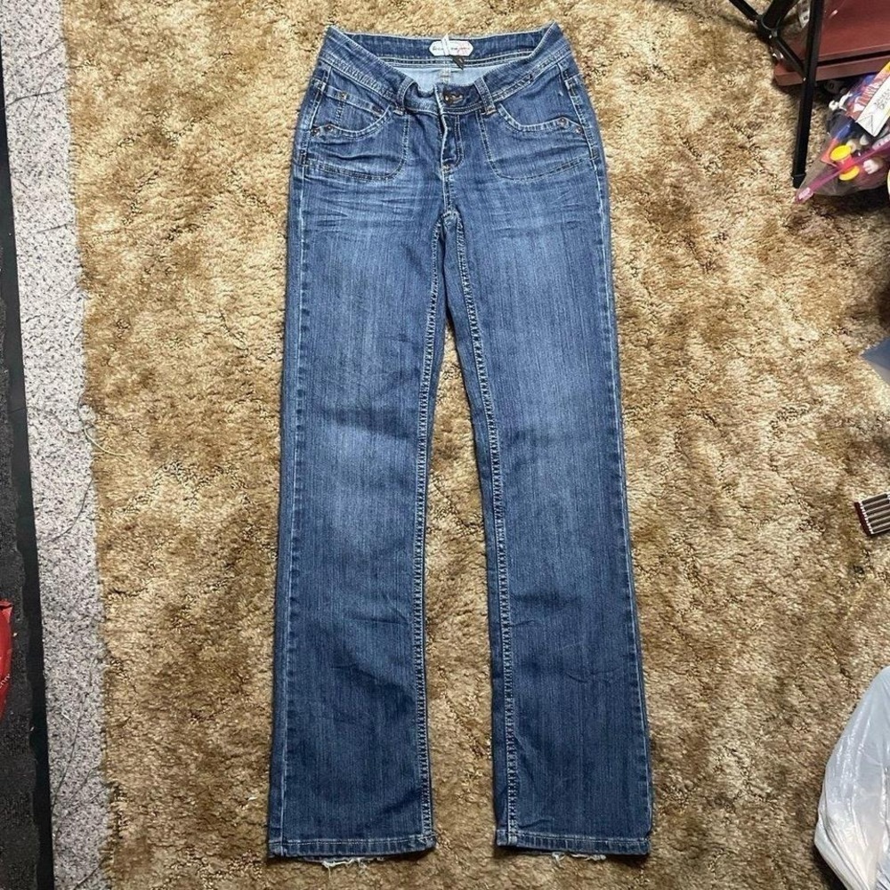 Boom Boom Jean Low Rise Y2K 2000s Style Jean Size 1 - Picture 4 of 8